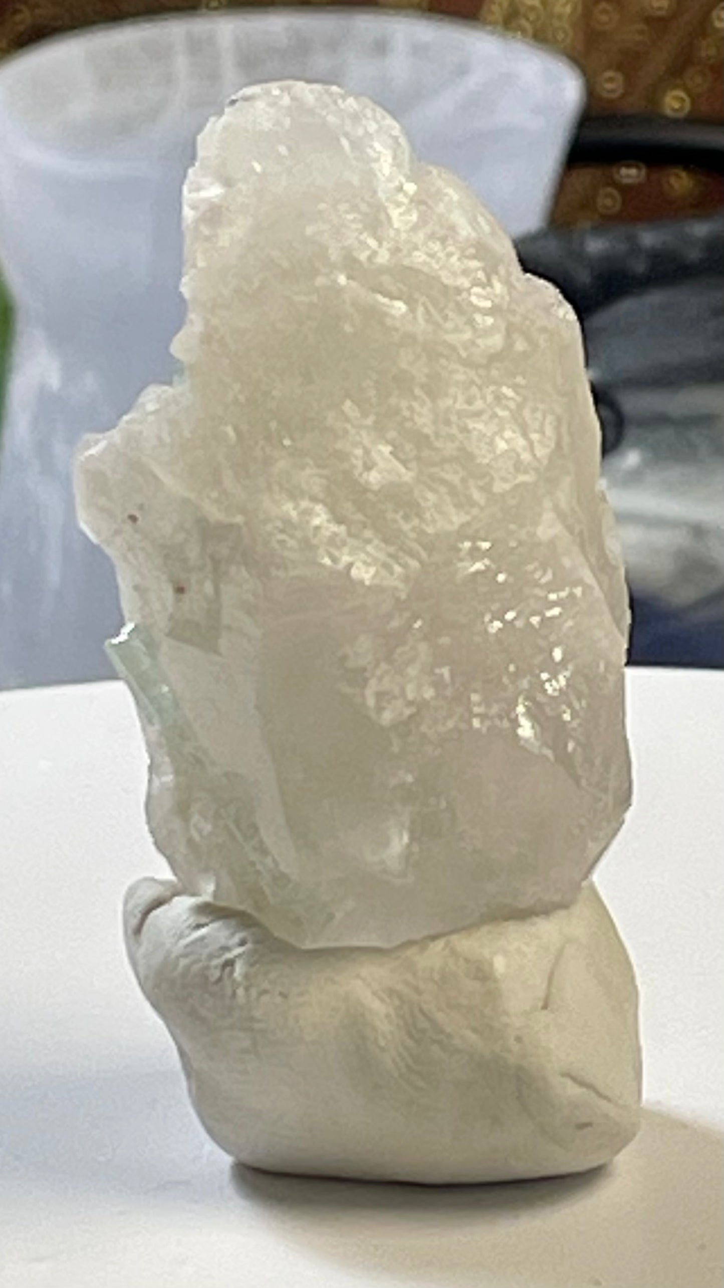 Quartz with Small, Blue Tourmaline Inclusions