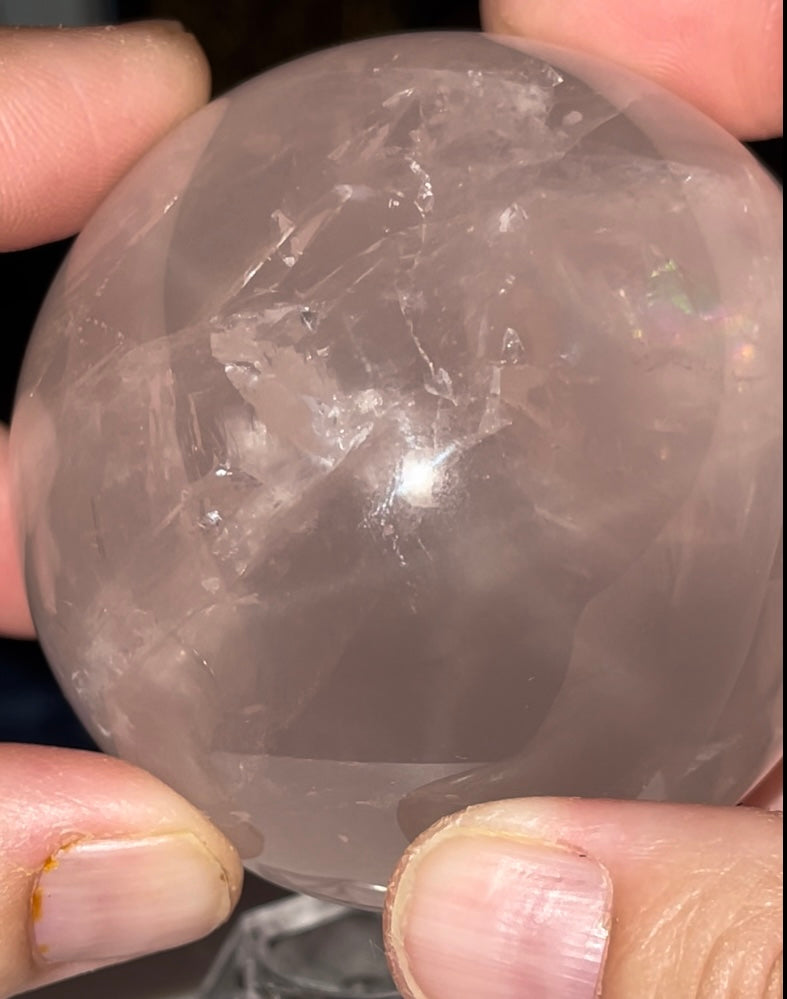 Girasol White Rose Quartz~~Star