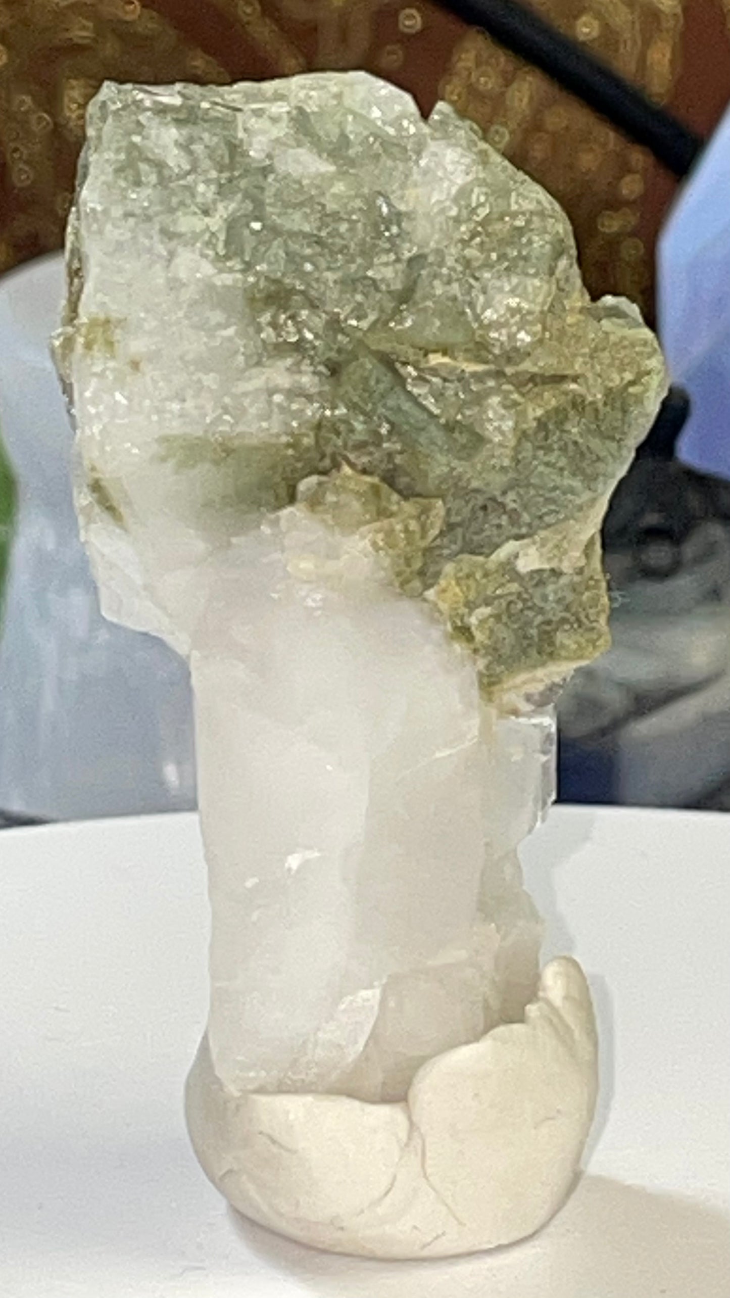 Hedenbergite Quartz Raw Specimen