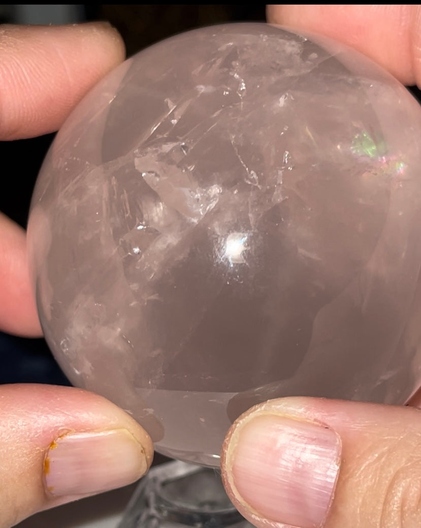 Girasol White Rose Quartz~~Star