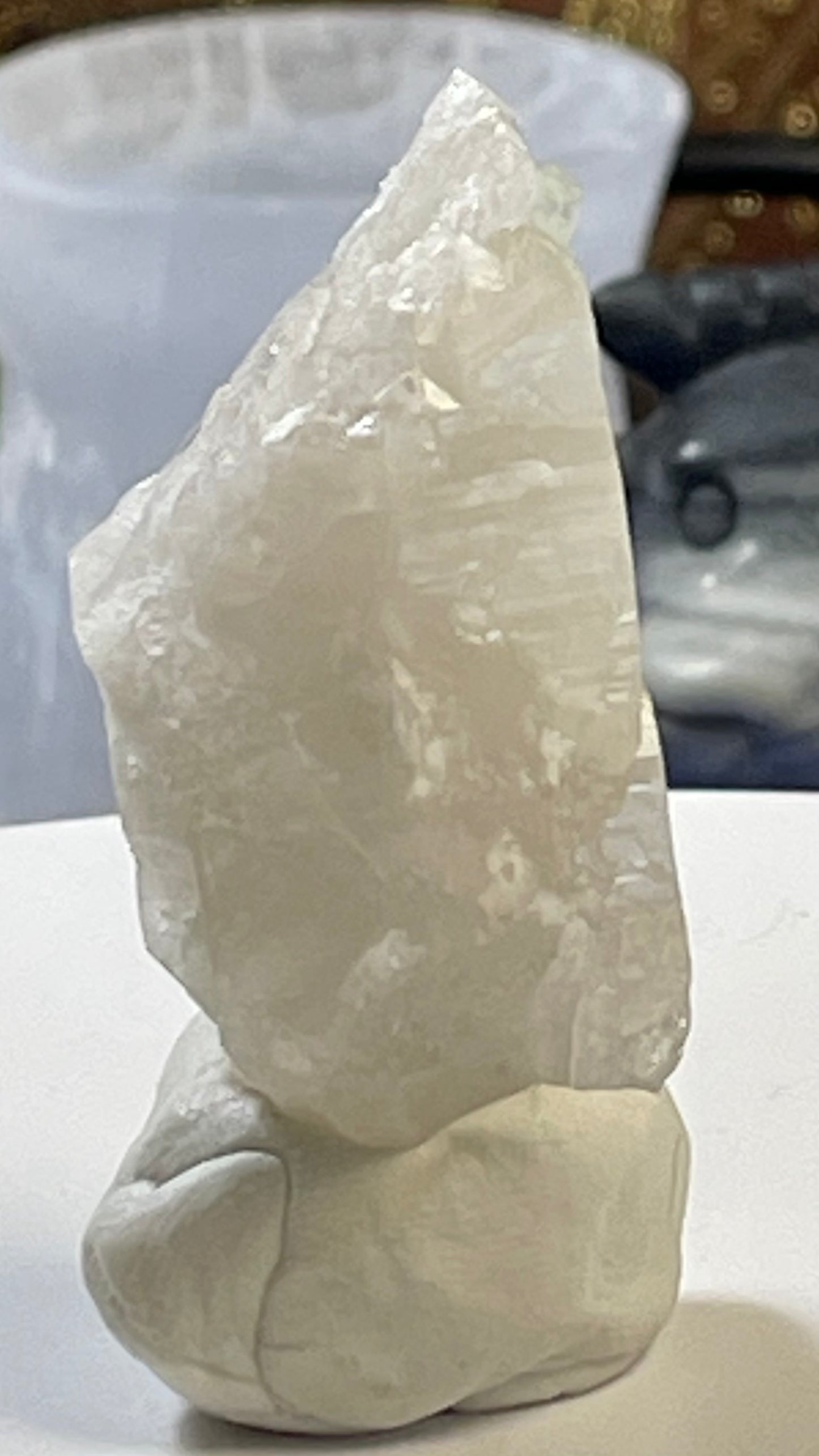 Quartz with Small, Blue Tourmaline Inclusions