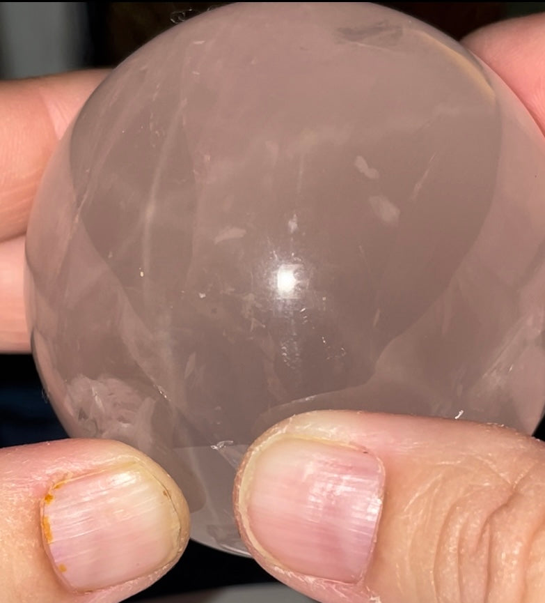 Girasol White Rose Quartz~~Star