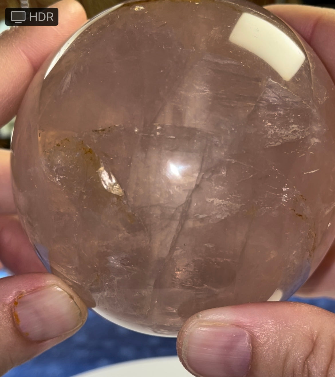 Rose Quartz ~Star & Asterism~ sphere