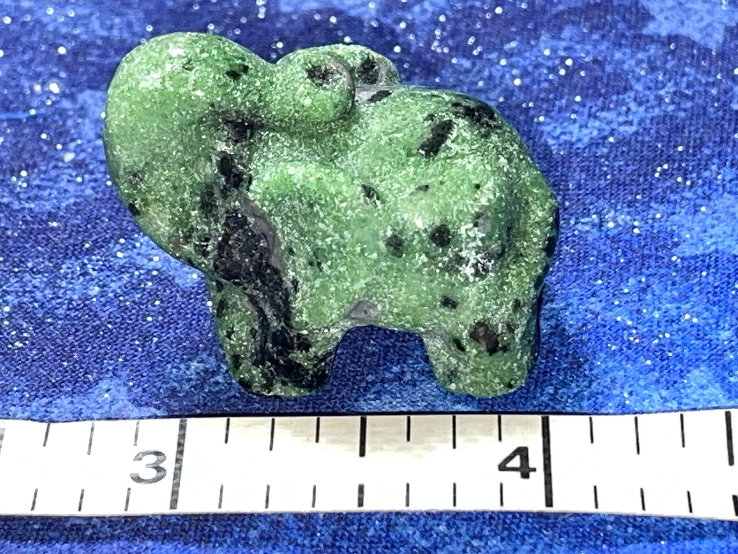 Ruby in Zoisite Elephant