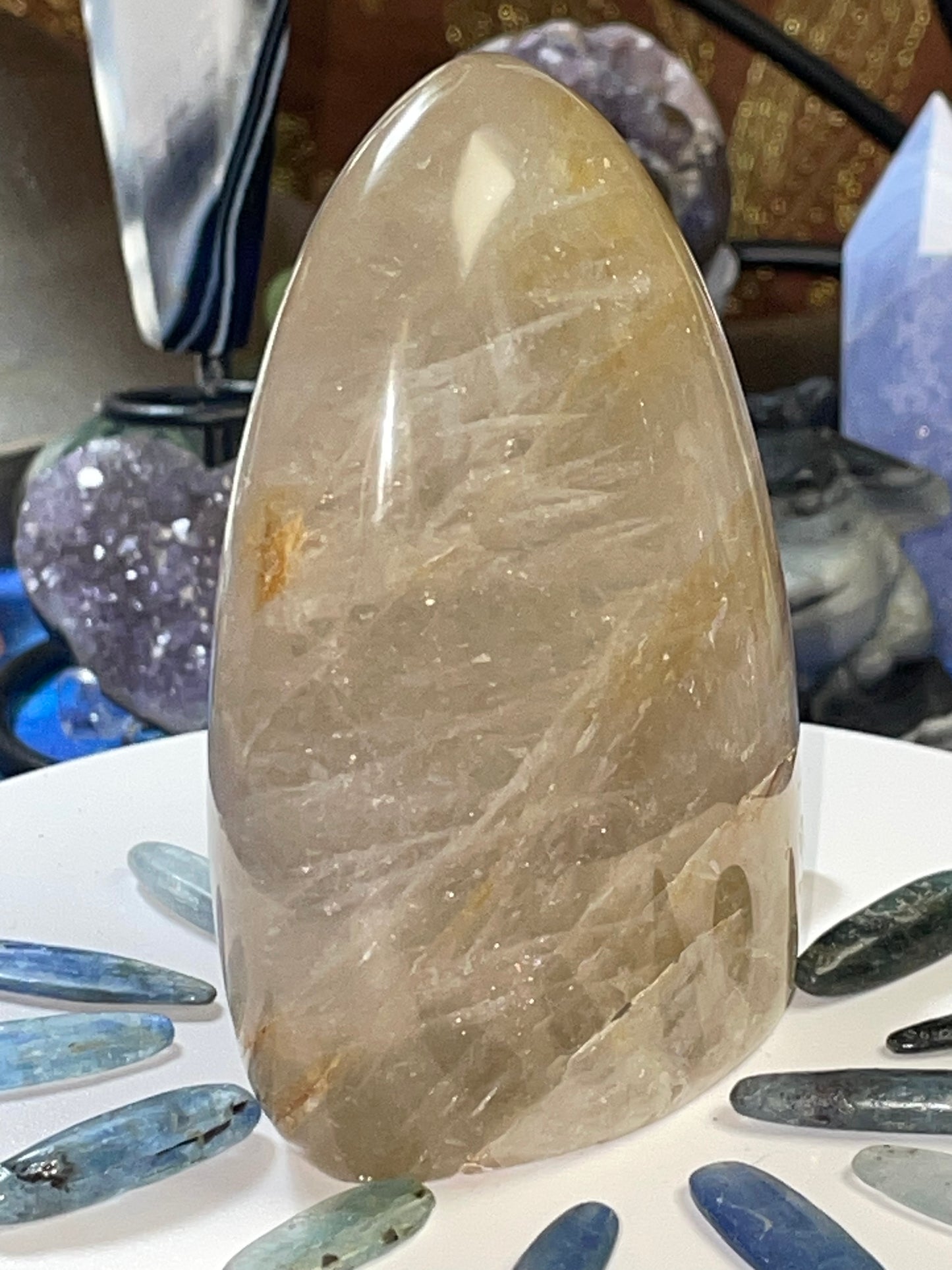 GOLDEN HEALER hematoid quartz Free Form
