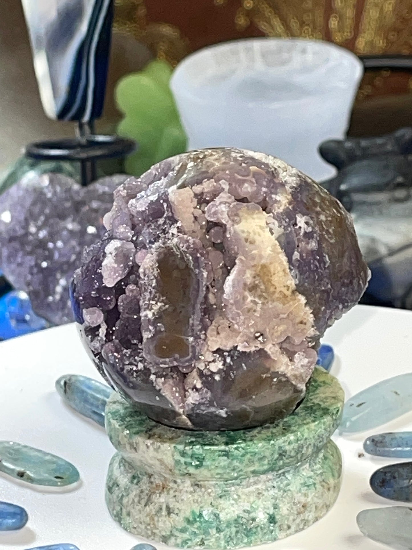 GRAPE AGATE sphere