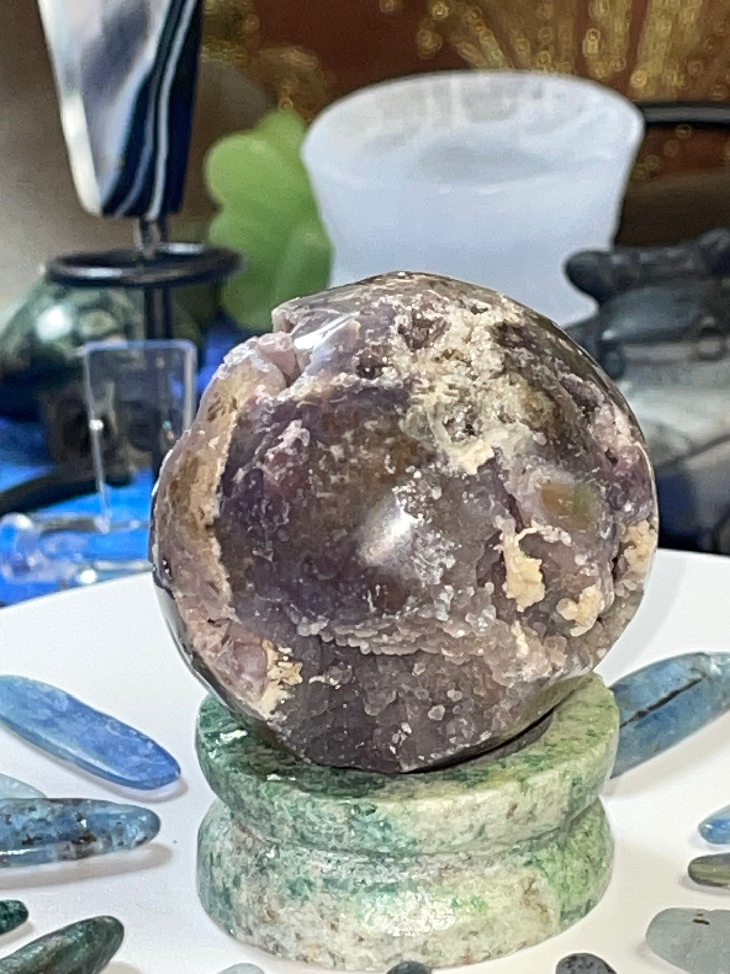 GRAPE AGATE sphere