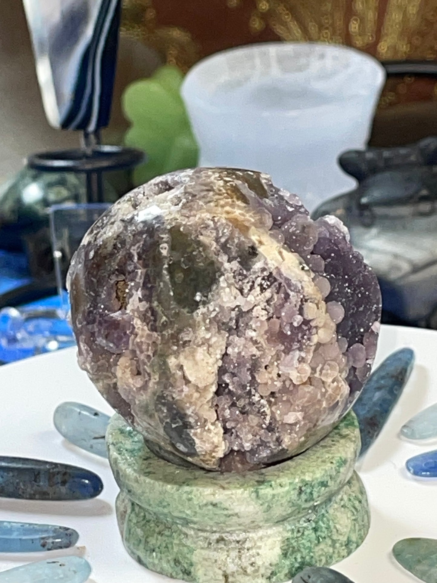 GRAPE AGATE sphere