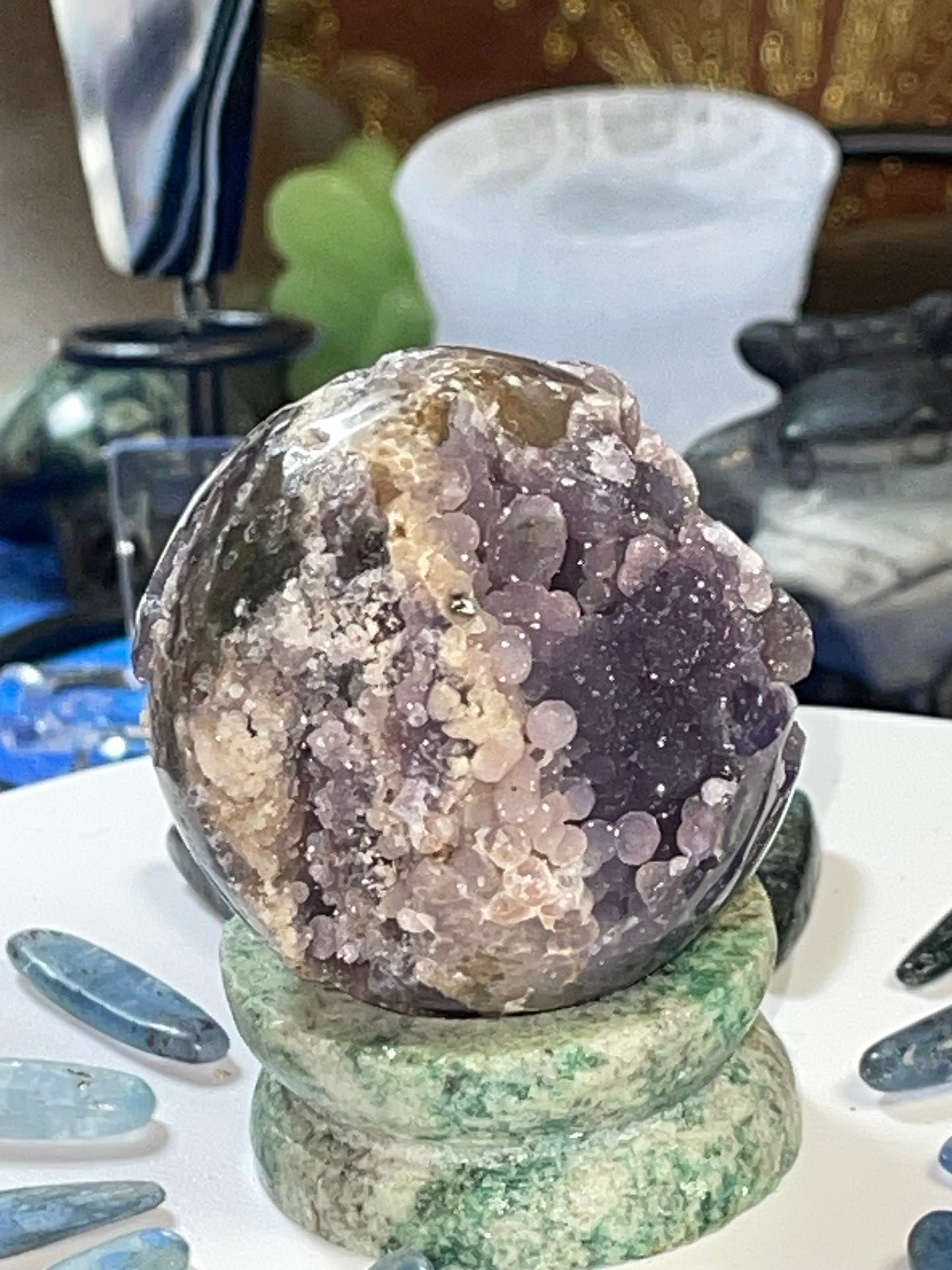 GRAPE AGATE sphere