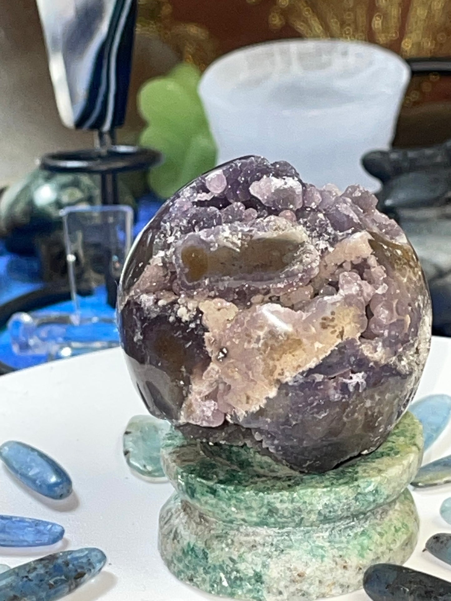 GRAPE AGATE sphere