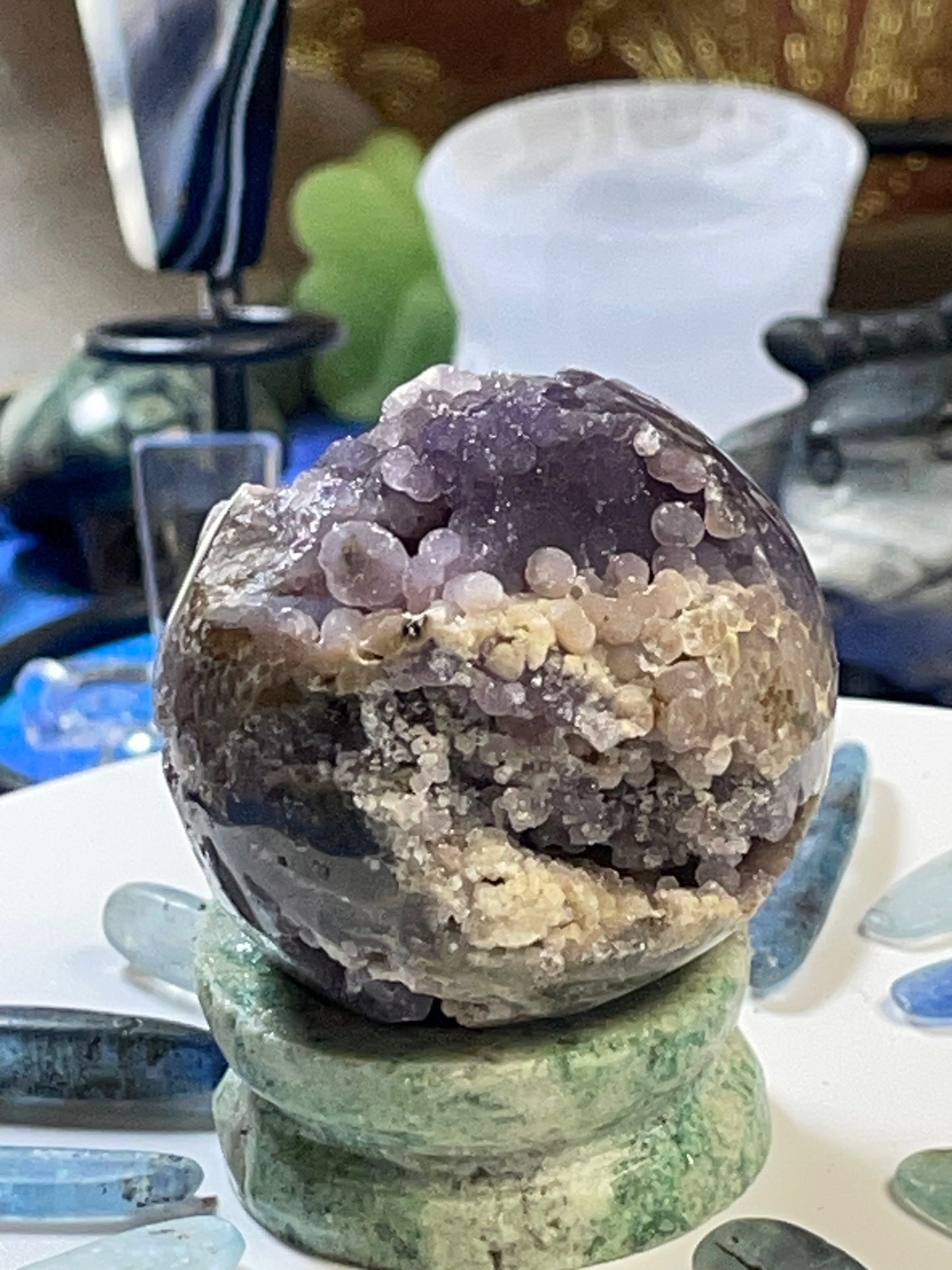 GRAPE AGATE sphere