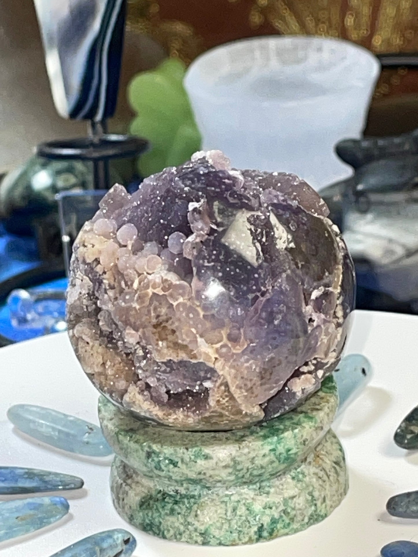 GRAPE AGATE sphere