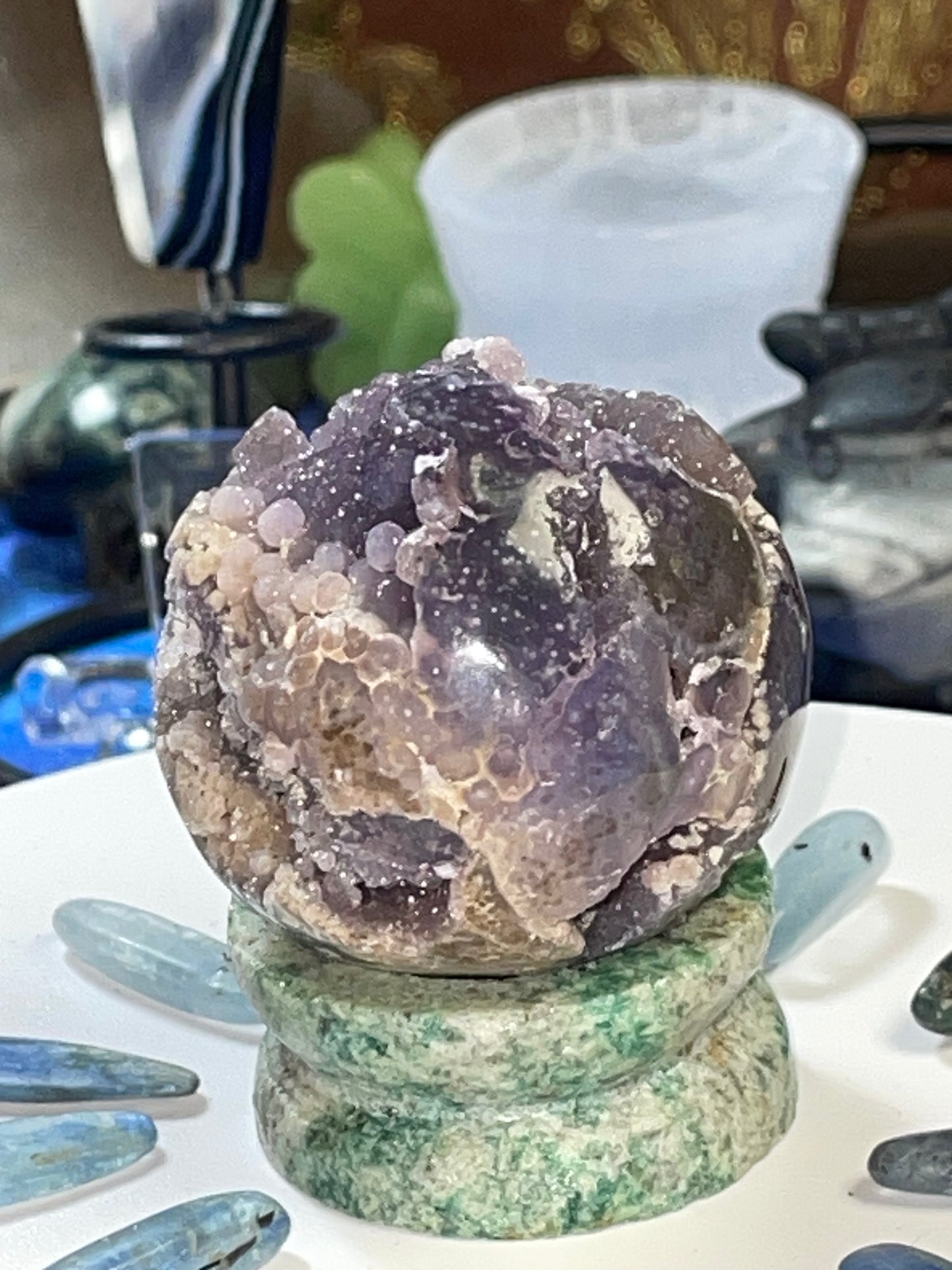 GRAPE AGATE sphere