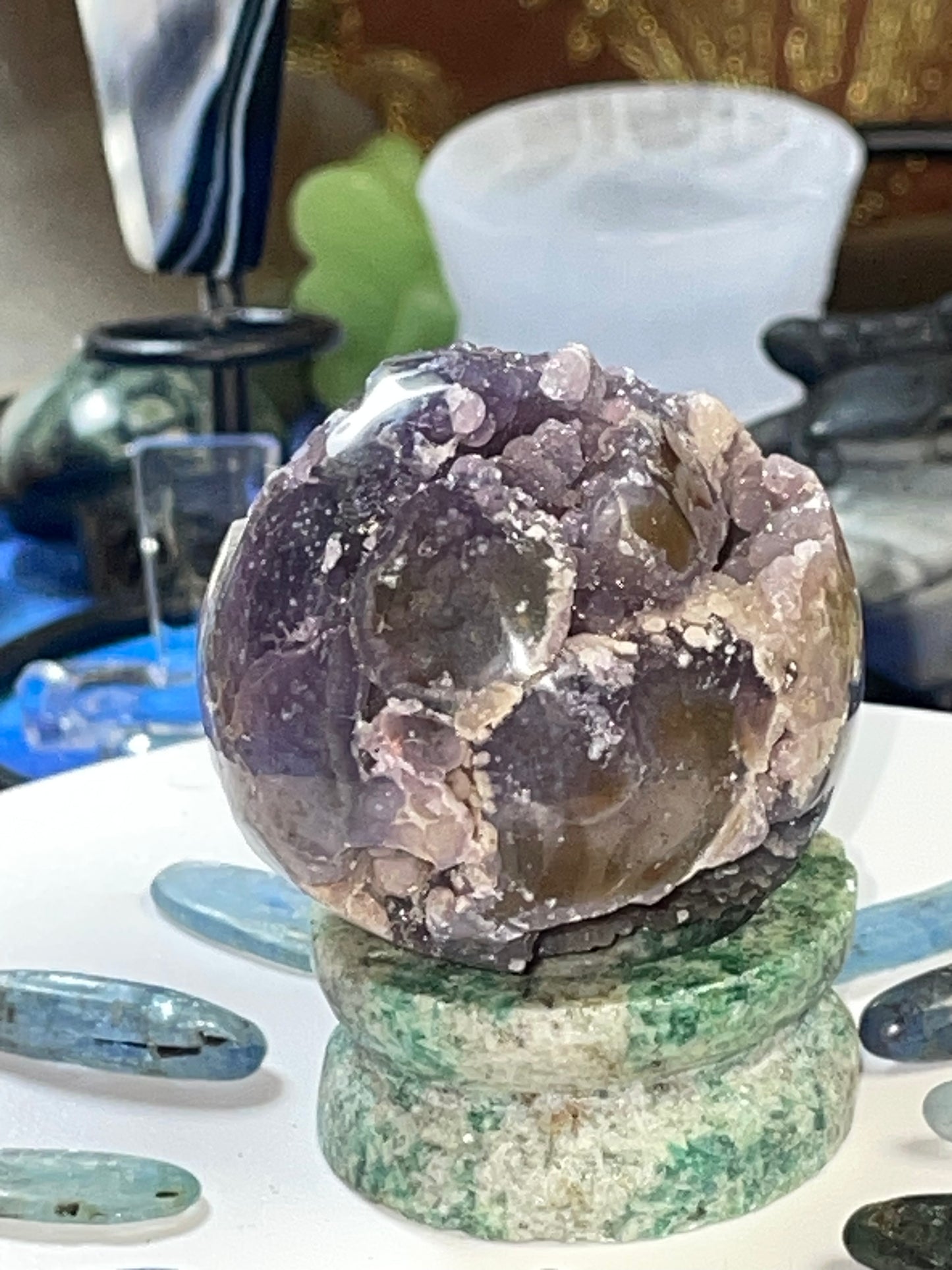 GRAPE AGATE sphere