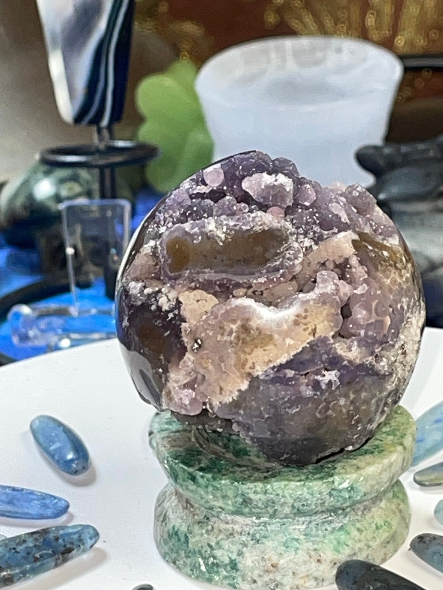 GRAPE AGATE sphere