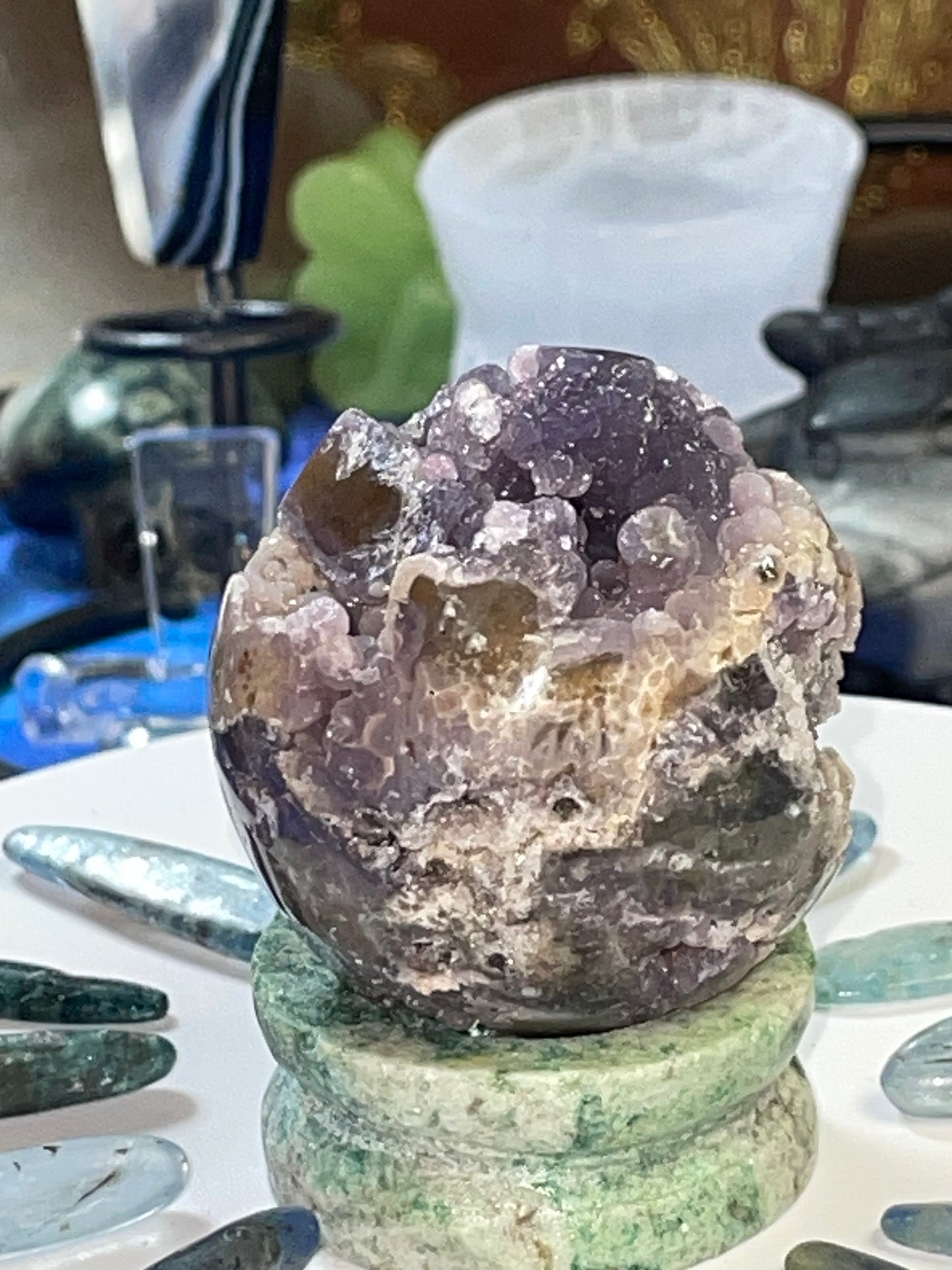 GRAPE AGATE sphere