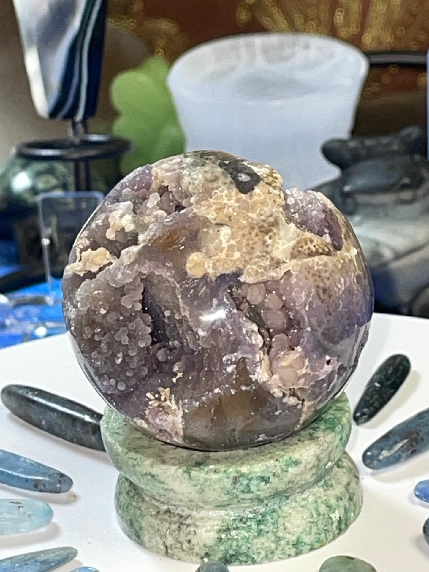 GRAPE AGATE sphere