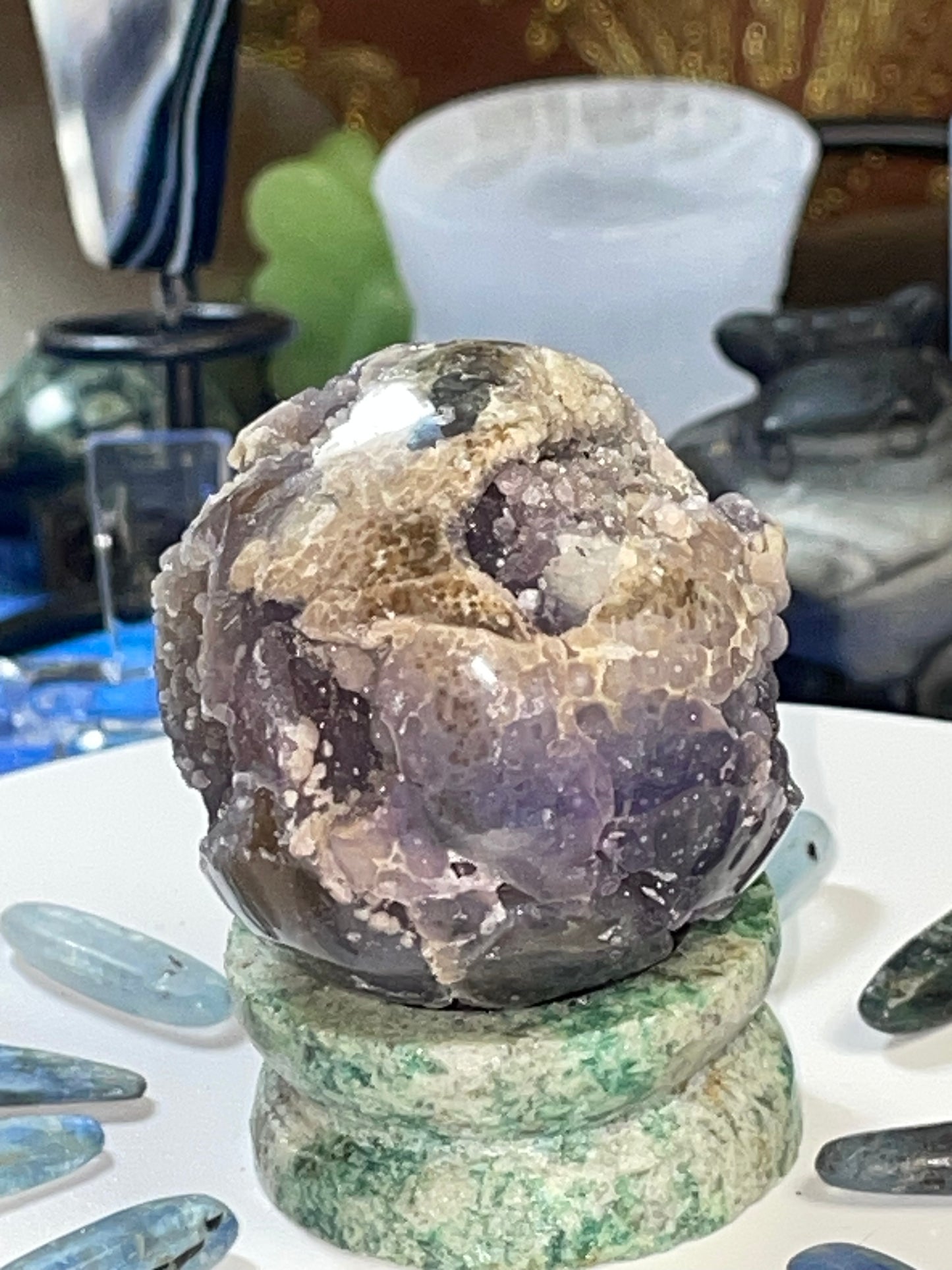GRAPE AGATE sphere