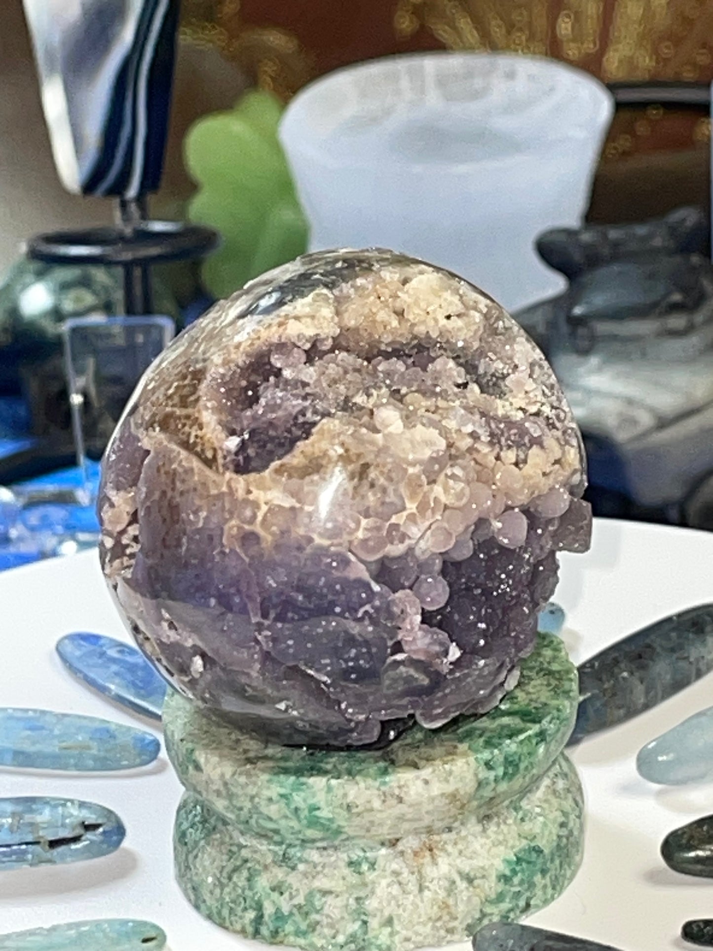 GRAPE AGATE sphere