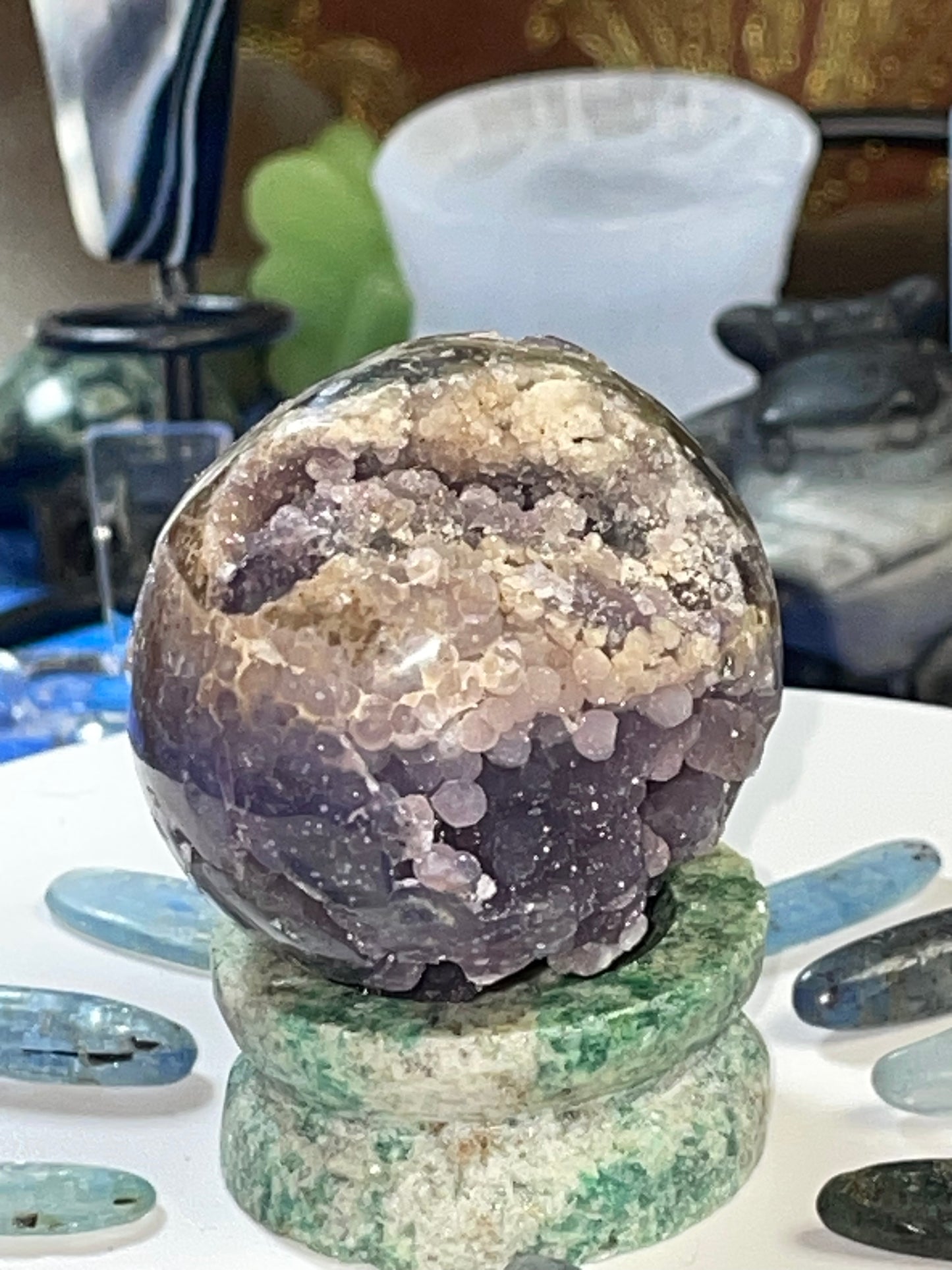 GRAPE AGATE sphere
