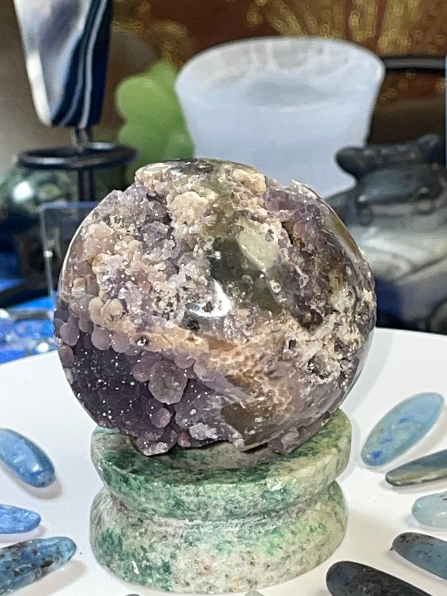 GRAPE AGATE sphere
