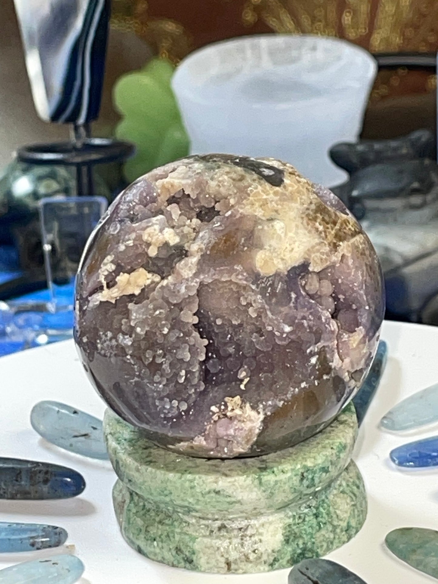 GRAPE AGATE sphere