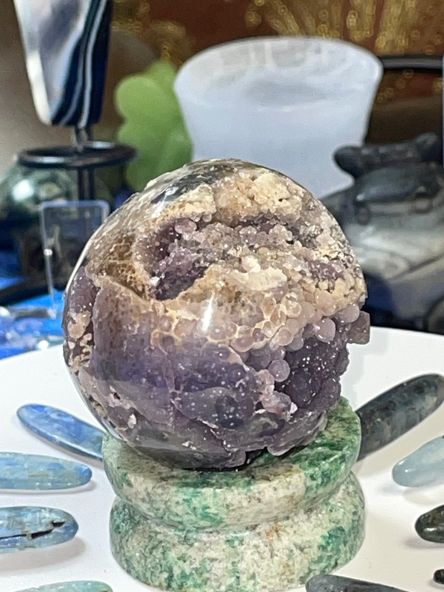 GRAPE AGATE sphere