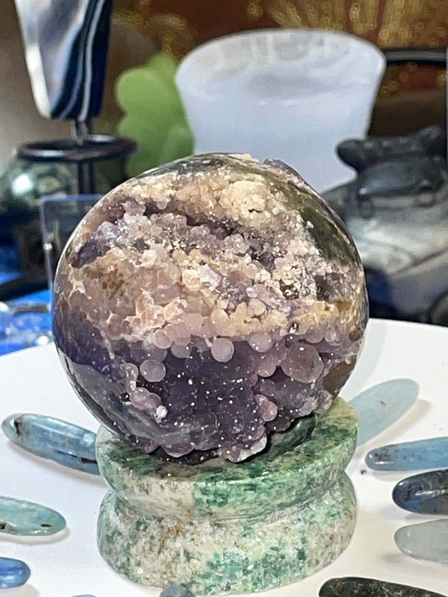 GRAPE AGATE sphere