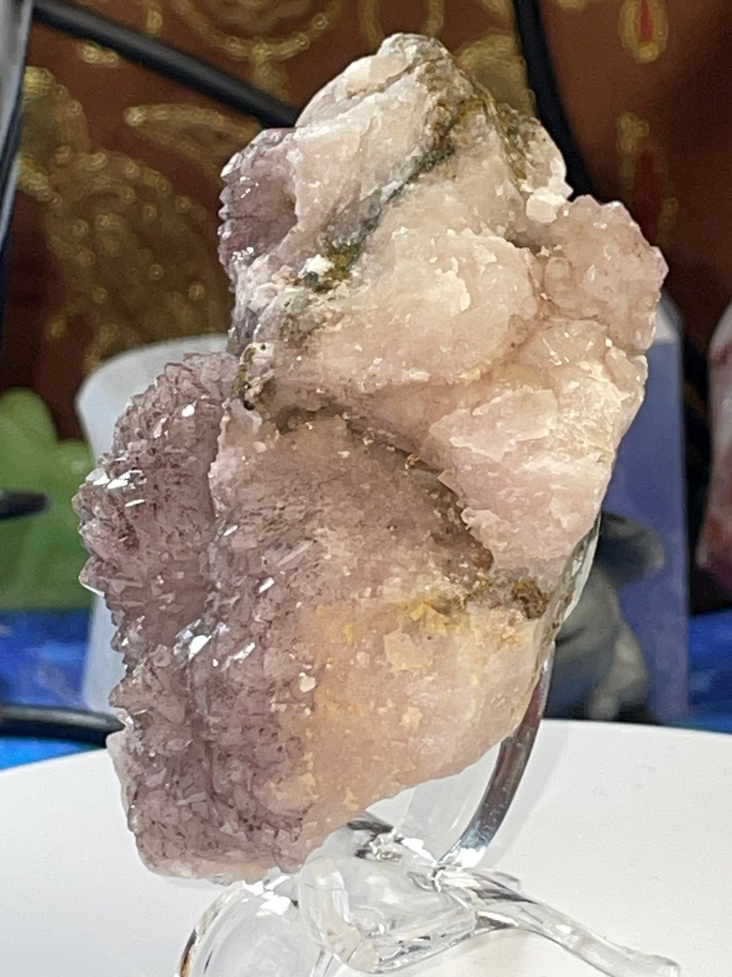 Pink Peruvian Quartz Raw Specimen