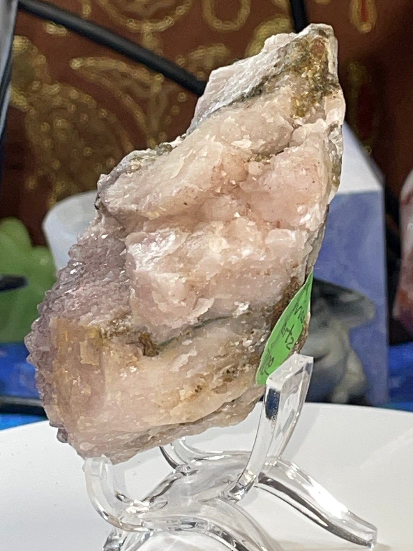 Pink Peruvian Quartz Raw Specimen