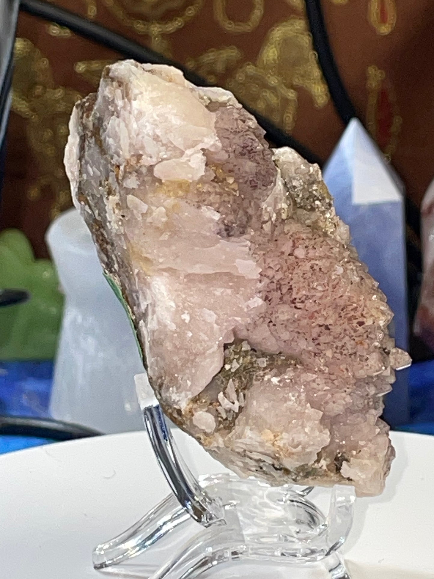 Pink Peruvian Quartz Raw Specimen