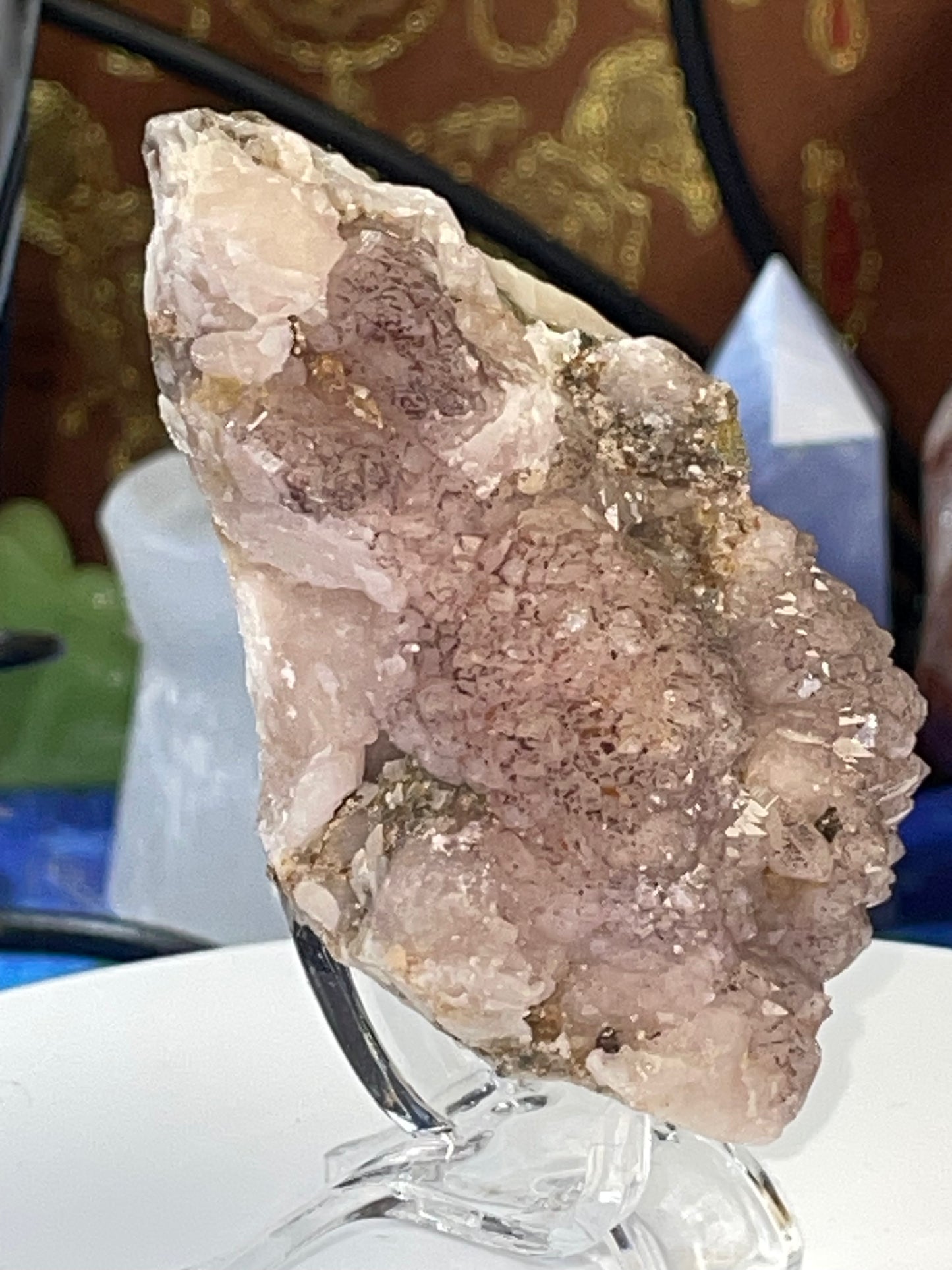 Pink Peruvian Quartz Raw Specimen