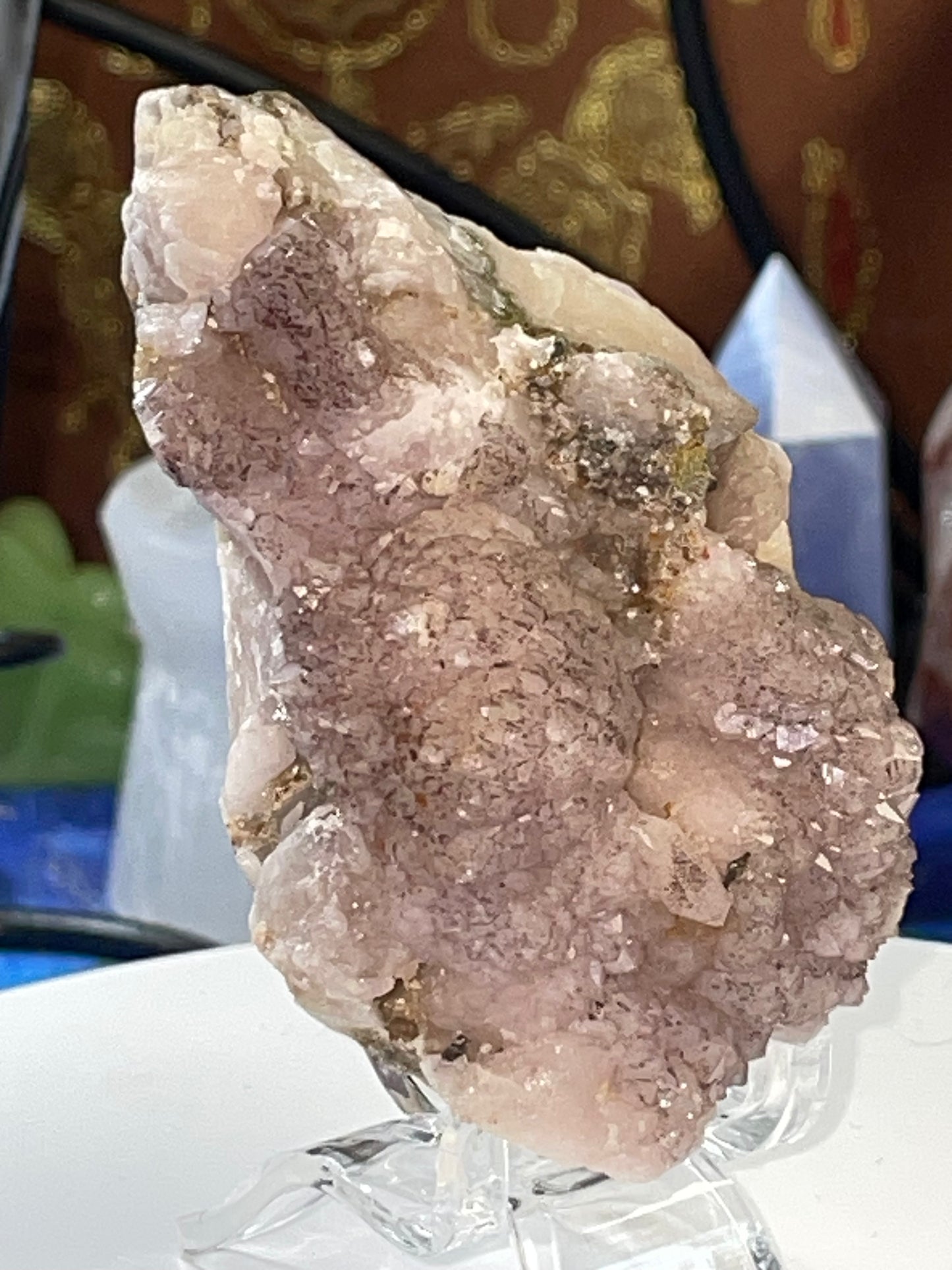 Pink Peruvian Quartz Raw Specimen