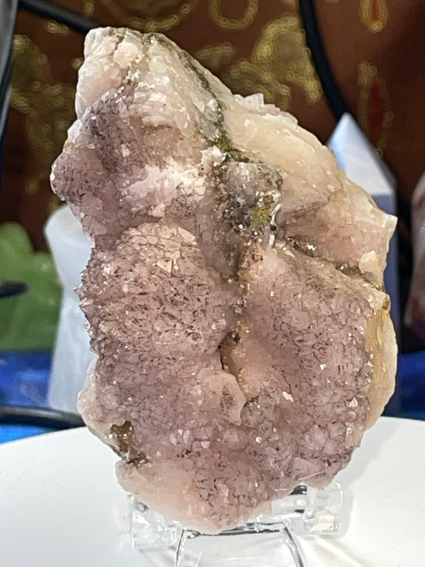 Pink Peruvian Quartz Raw Specimen