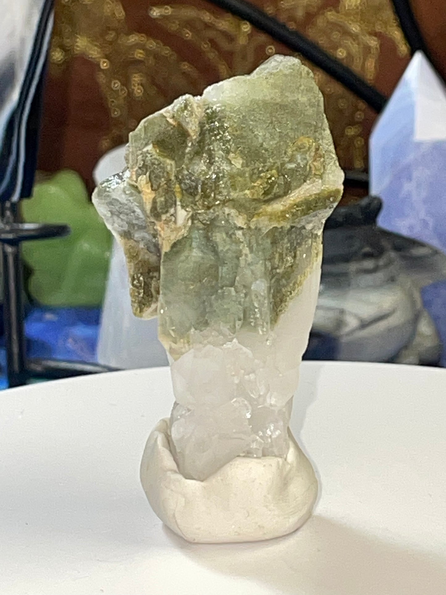 Hedenbergite Quartz Raw Specimen
