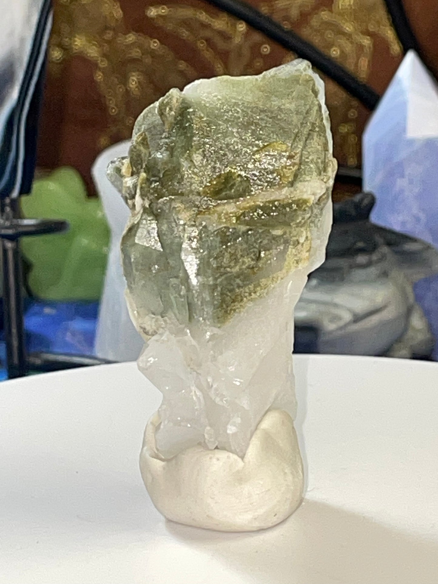 Hedenbergite Quartz Raw Specimen