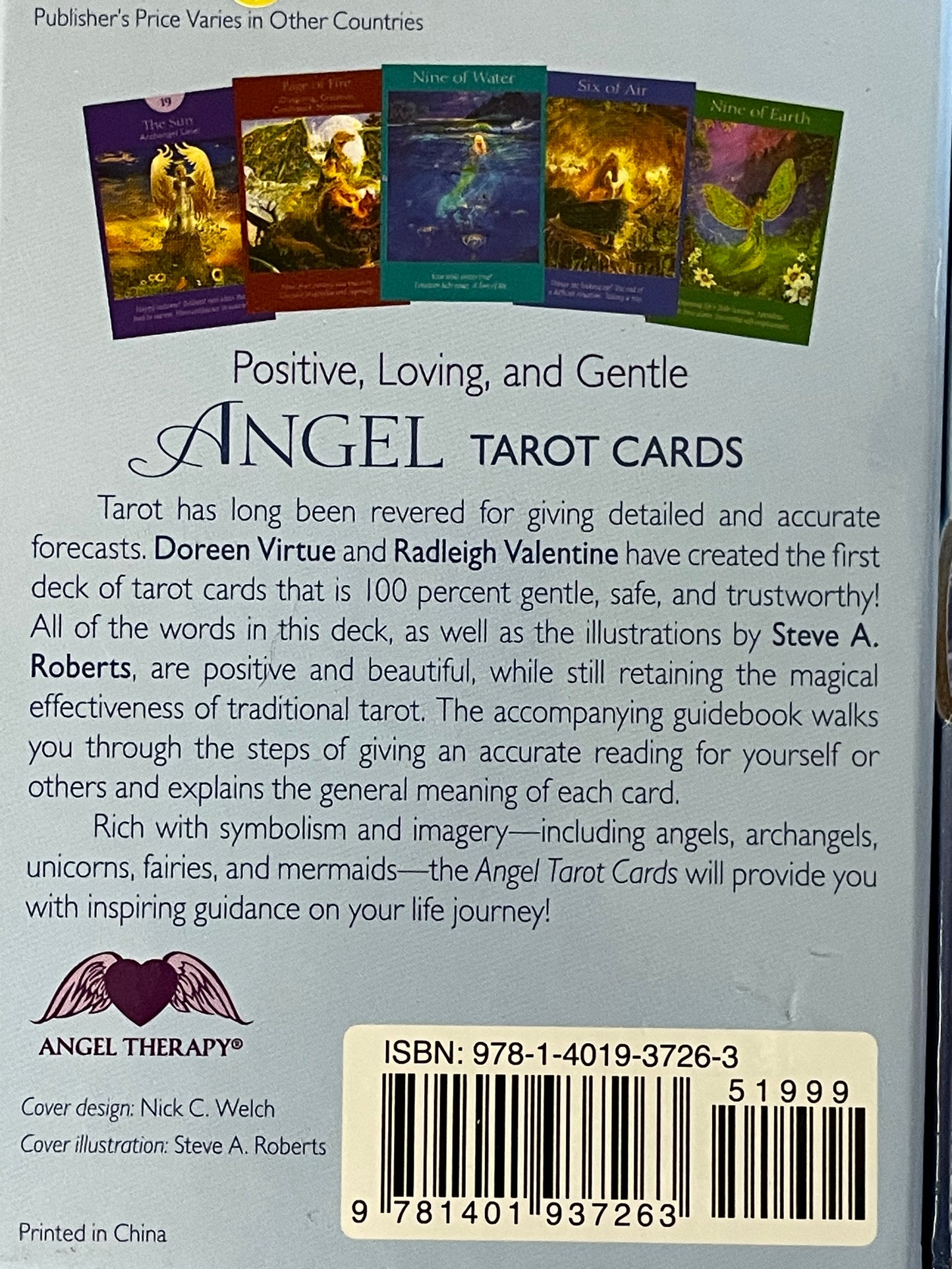 ANGEL TAROT CARDS by Doreen Virtue & Radleigh Valentine