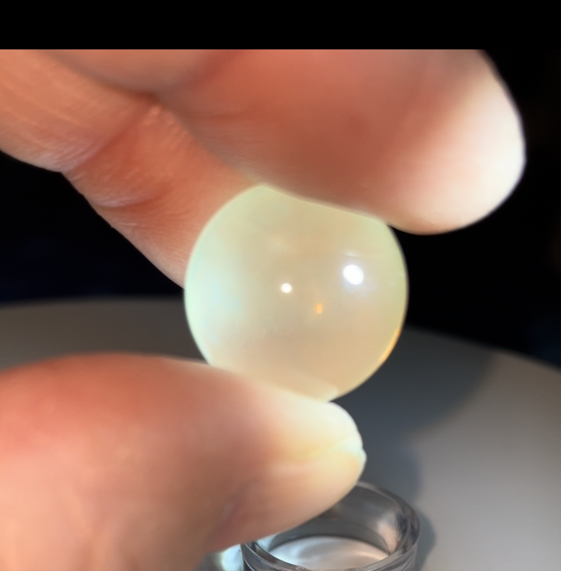 Rutile Citrine Sphere AAA Grade
