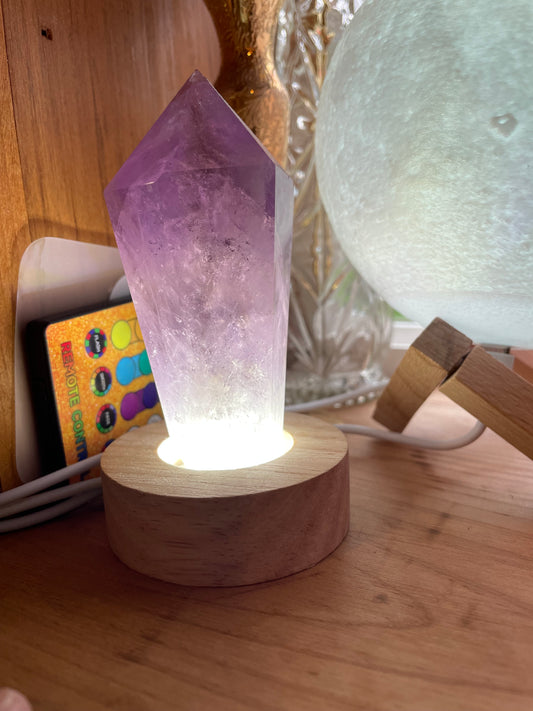 Small, White Light Sphere Stand/Holder