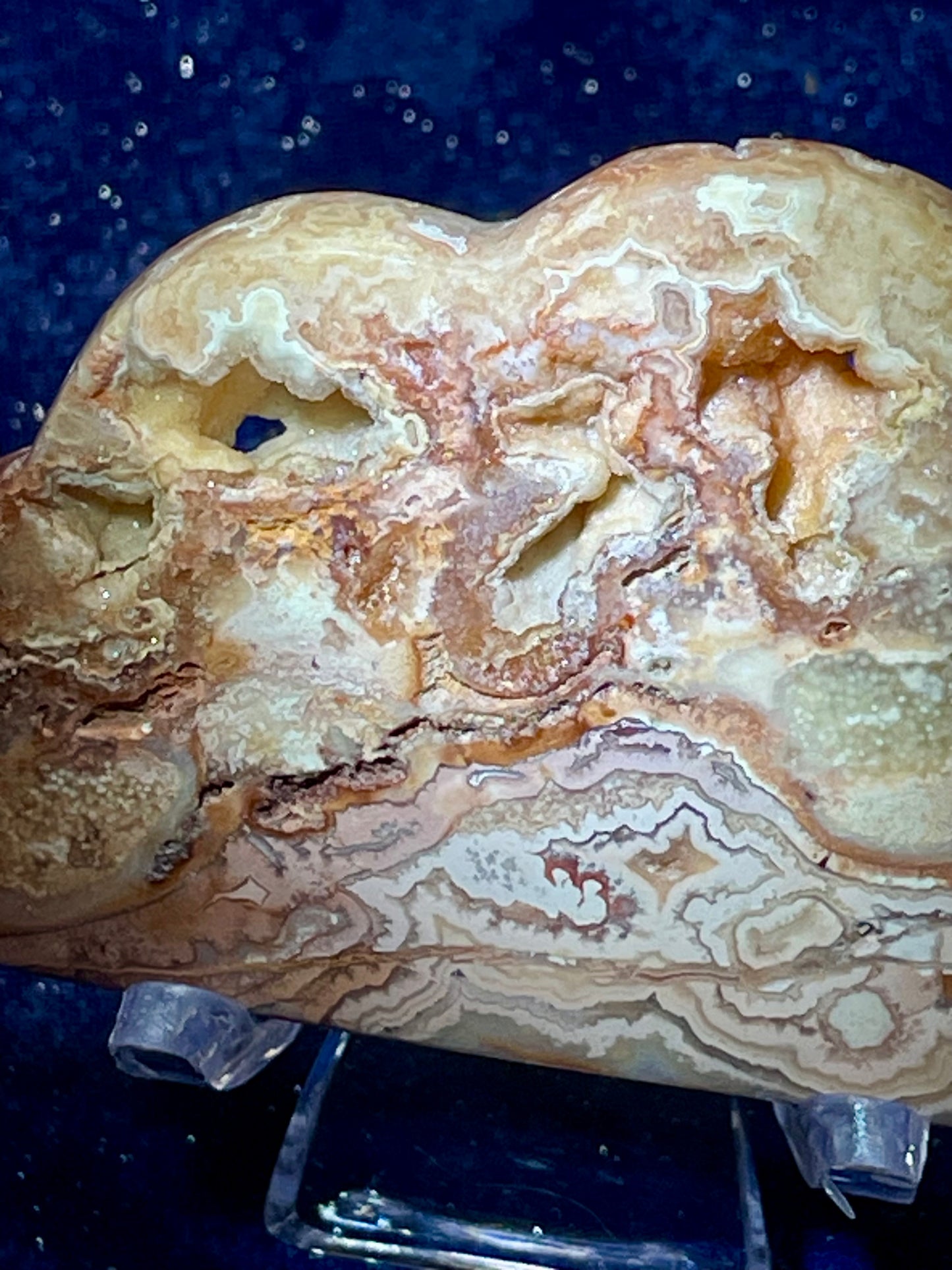 Crazy Lace Agate~~Apricot
