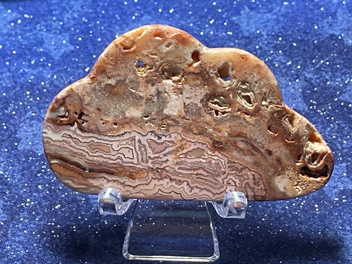 Crazy Lace Agate~~Apricot