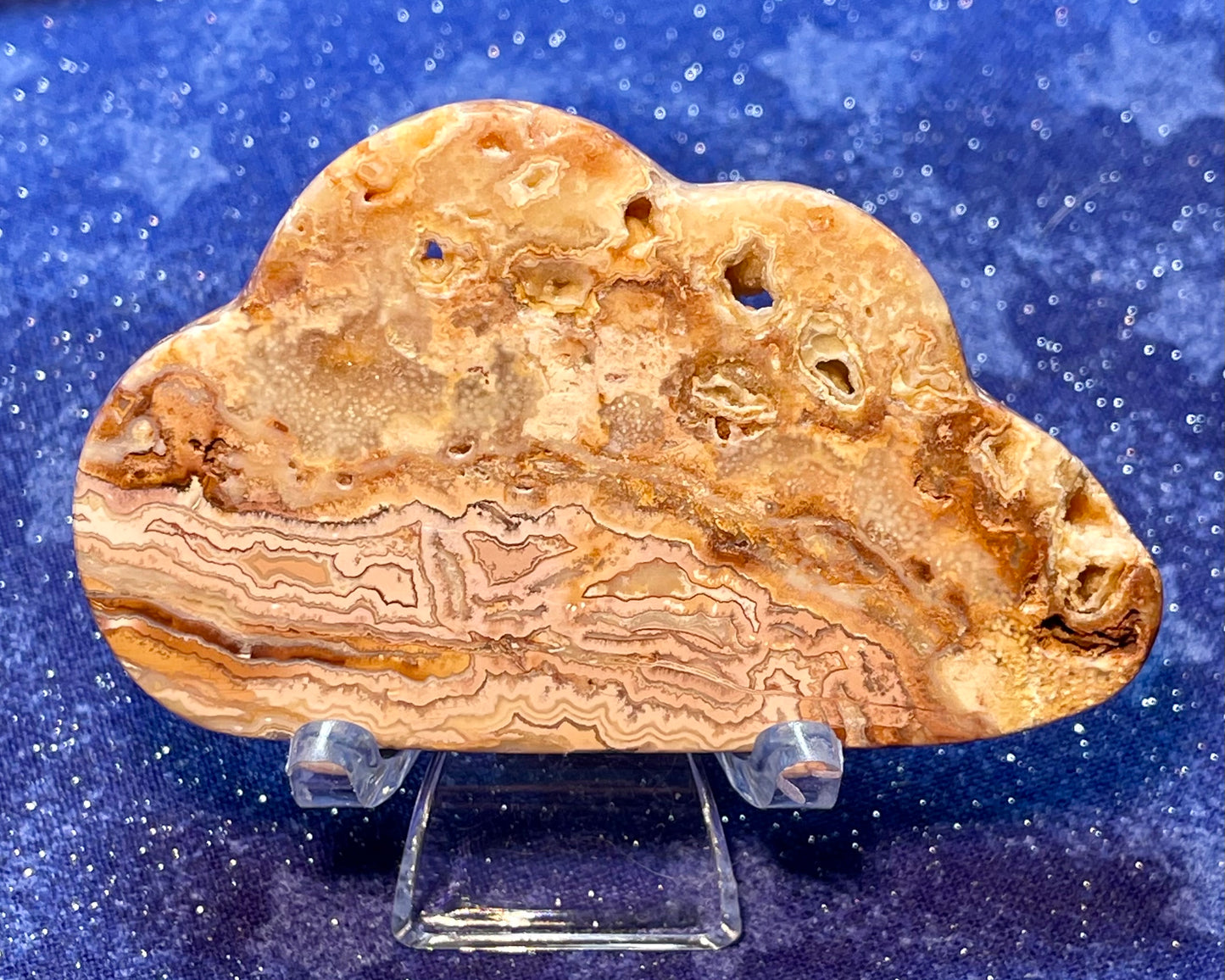 Crazy Lace Agate~~Apricot