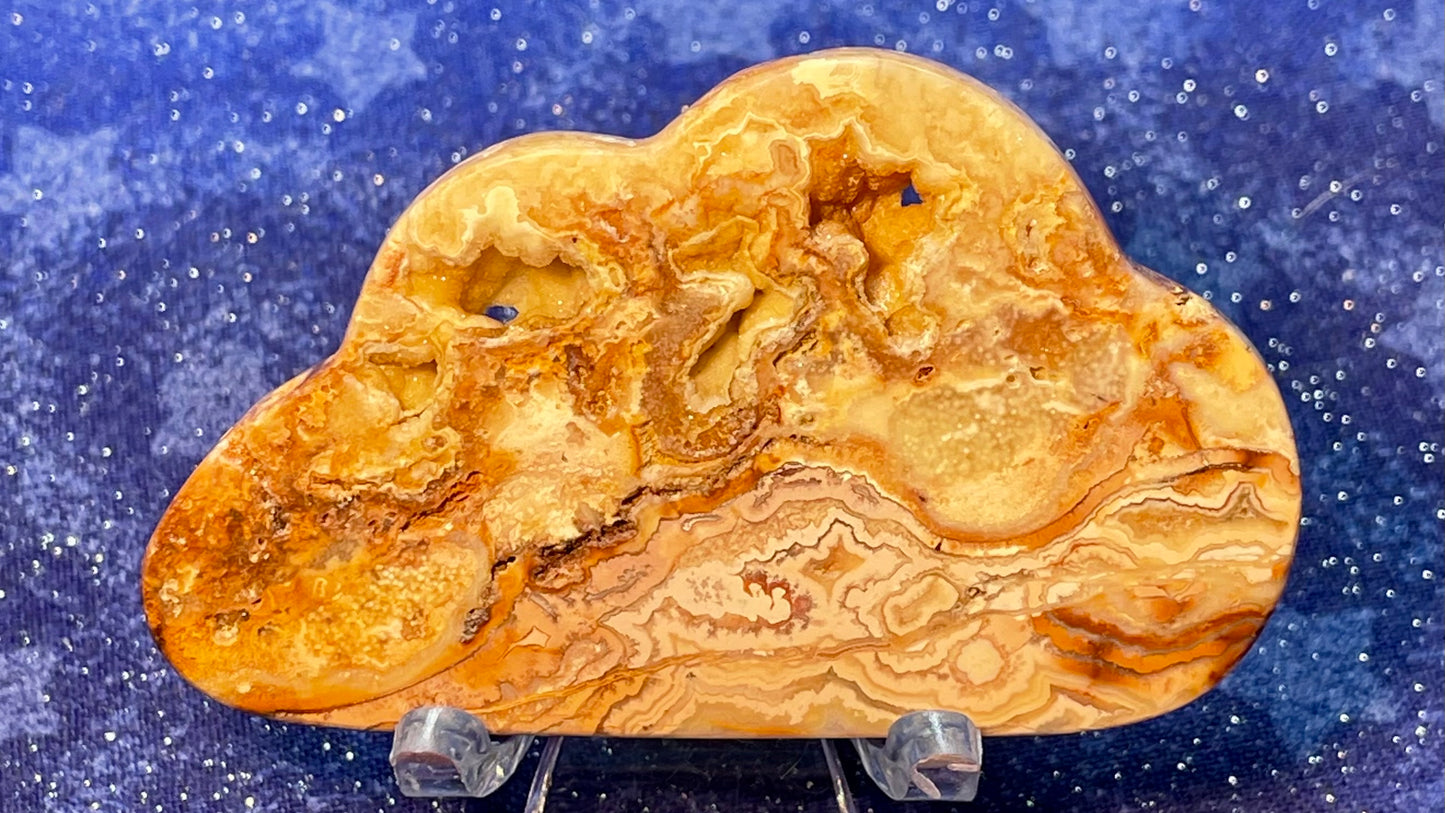 Crazy Lace Agate~~Apricot