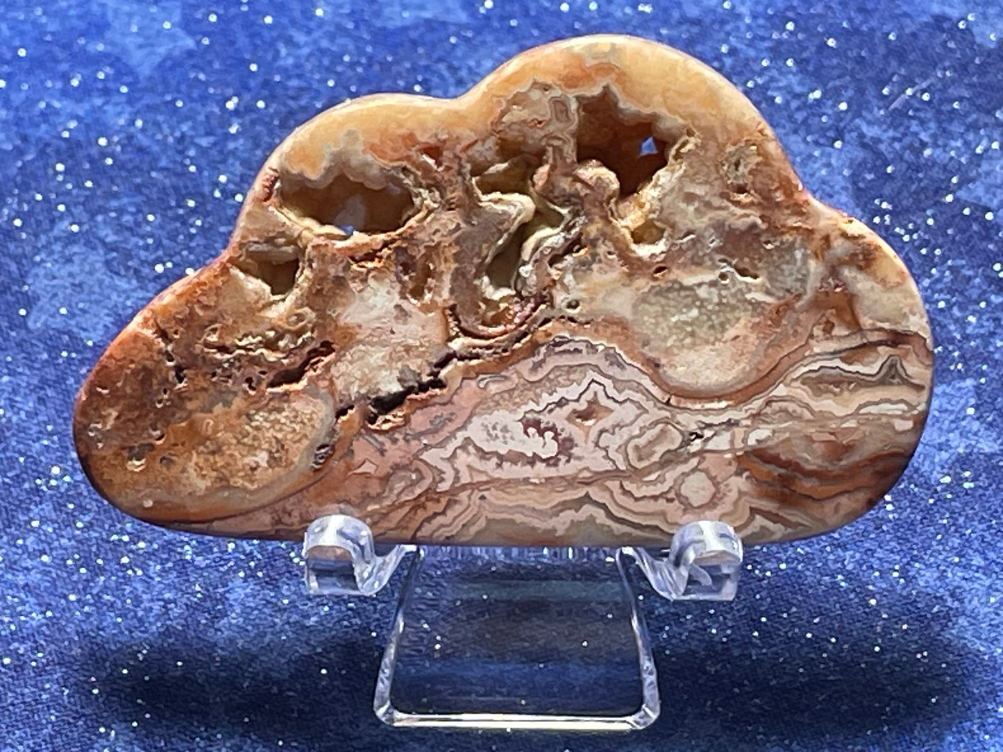 Crazy Lace Agate~~Apricot