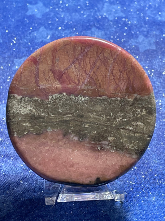 Rhodonite Puck/Disc