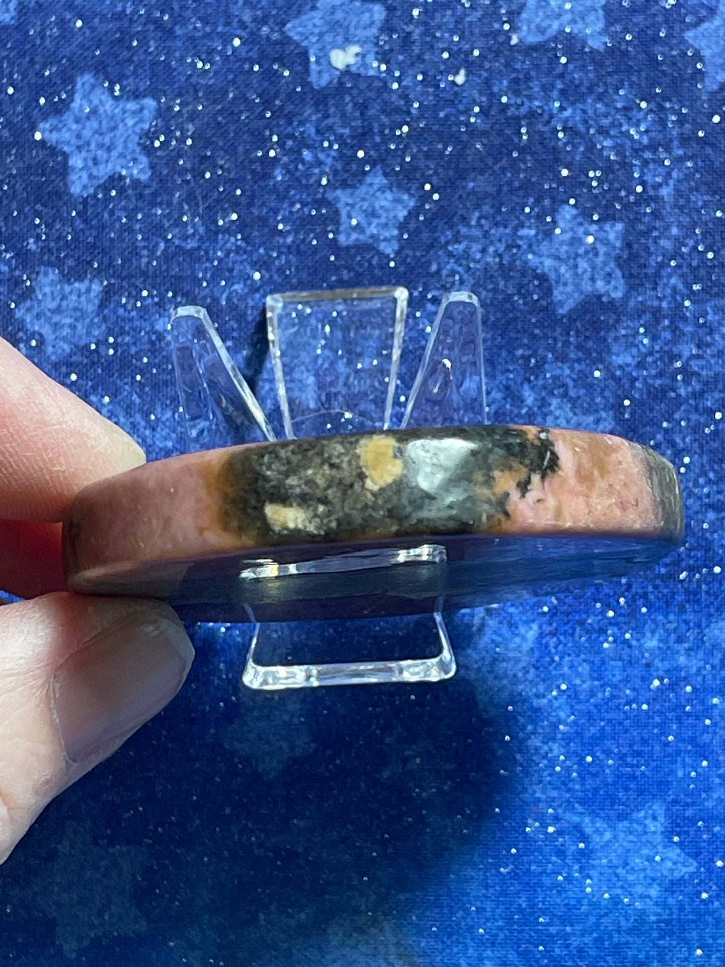 Rhodonite Puck/Disc