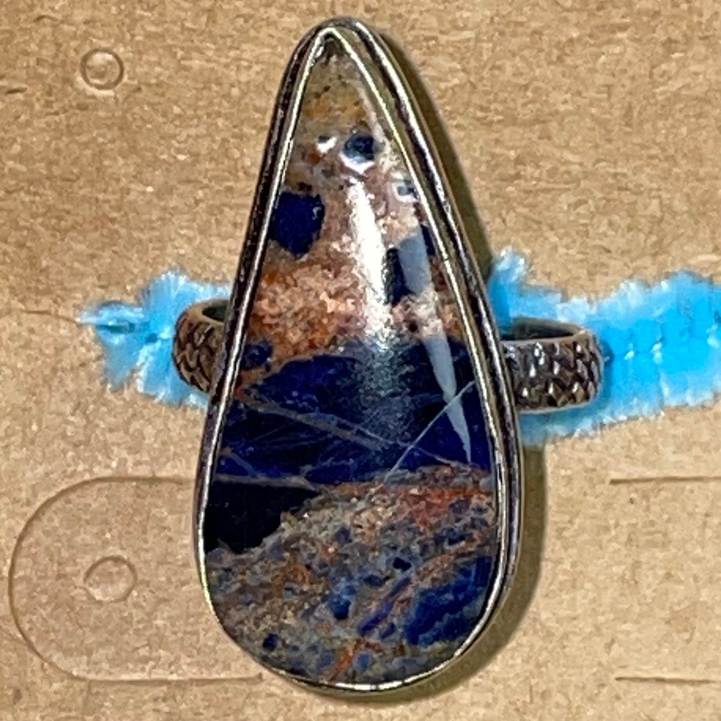 Sunset Sodalite Ring~~7 1/2~~