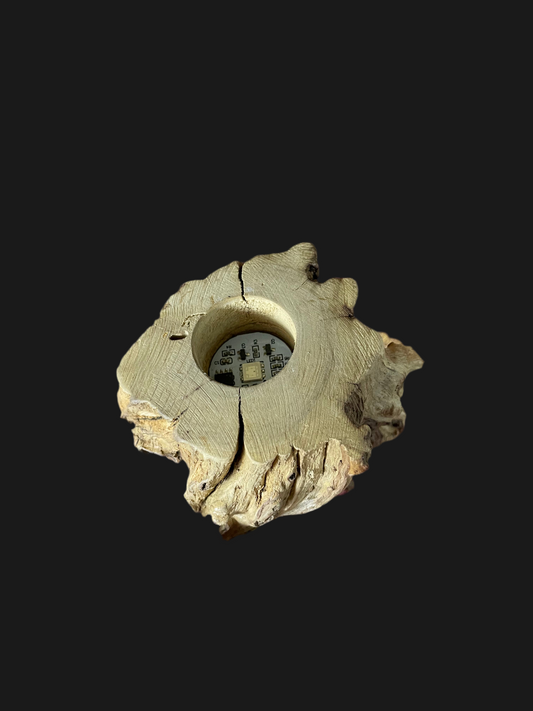 Driftwood Sphere Stand ~~Lighted~~
