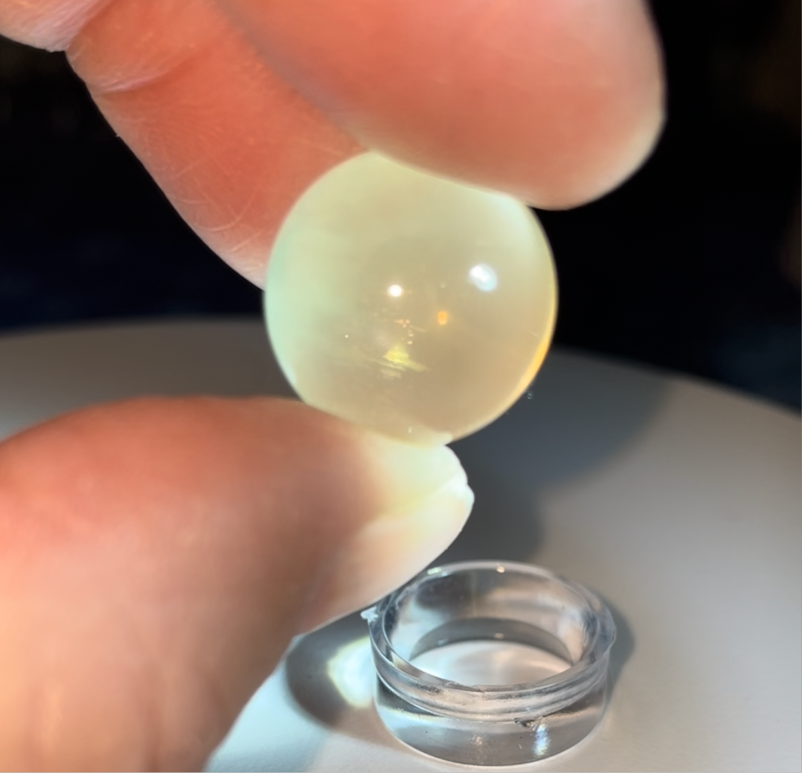 Rutile Citrine Sphere AAA Grade