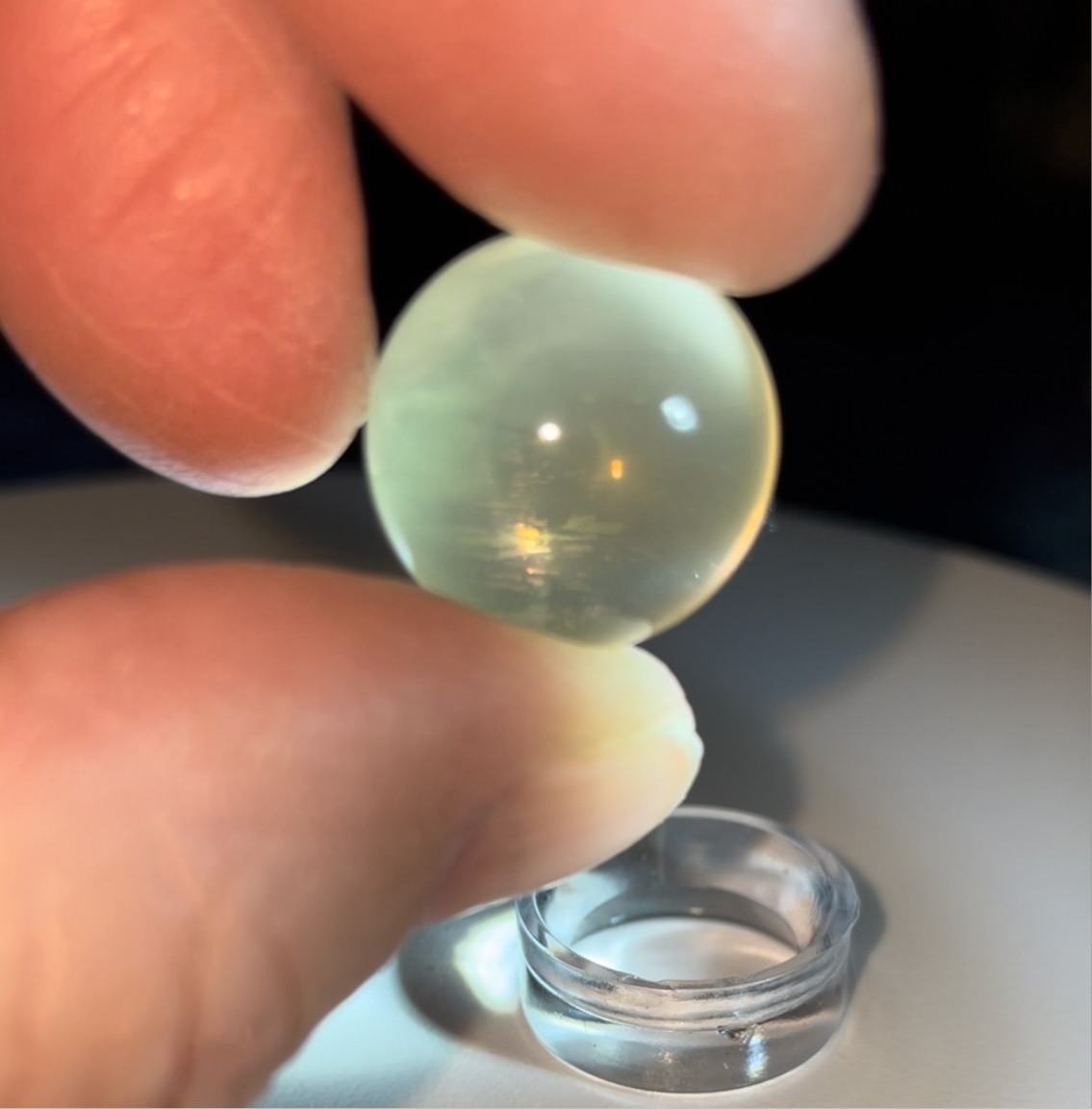 Rutile Citrine Sphere AAA Grade